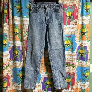 Vintage Levi's Men's Stonewashed Straight Jeans
